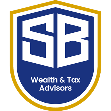 SB Wealth & logo